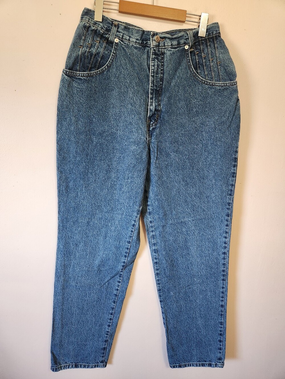 Vintage 90s French Dressing High Waist Pleated Mom Jeans Made In Canada Rodeo 29